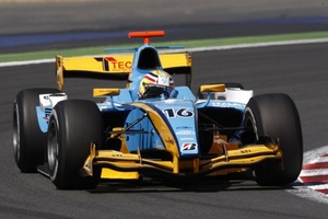 Ben Hanley in the 2008 GP2 Championship
