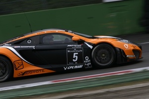 Jack Clarke in action in the Blancpain Endurance Series