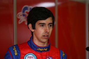 Daniel Brown in racesuit