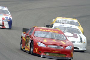 Earl in the Ford at the 2003 meeting at Rockingham