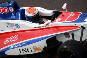 Harry racing at Thruxton April 2010