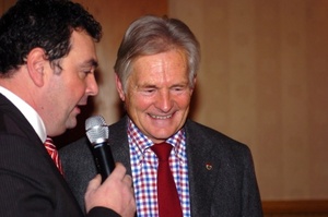 Tony being interviewed at the 2007 Autosport International Show, NEC Birmingham