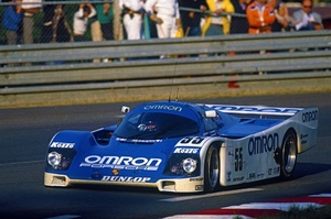 Vern in the Porsche 962C at Le Mans in 1989
