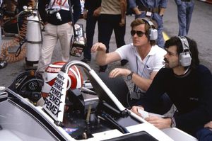 Alastair with Gordon Murray and Nelson Piquet at the 1981 Monaco GP