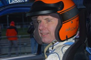 Andy ay the 2008 BTCC Media Day at Rockingham