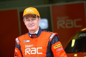 Anthony at Rockingham, September 2009 driving for Team RAC