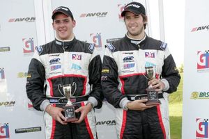 Bradley with Alex Mortimer at the Croft 2007 British GT Championship