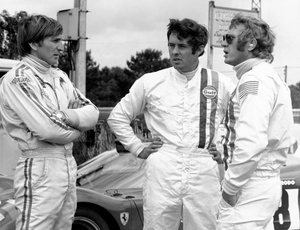 Brian at Le Mans, June 1970 with Derek Bell and Steve McQueen