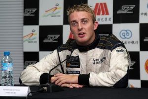 Craig in Beijing, China at the 2010 Superleague race