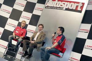 Christian with 2005 Arden line up of Heikki Kovalainen & Nickolas Laperre