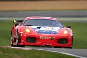 Chris in the Ferrari 430 GTC at Brands Hatch in August, 2006
