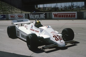 Derek in the Theodore at Long Beach 1982