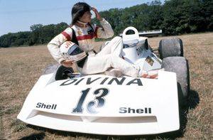 Divina in the Surtees TS16 in 1976