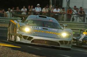 Johnny in the Saleen S7R at Le Mans in 2006