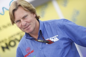 David at the GP2 2005 race at the Hungaroring circuit