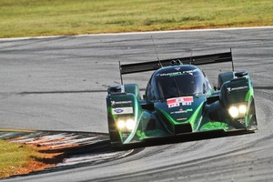 Emanuele driving at Braselton, Georgia, October 2010