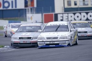 John in the Audi chasing R Rydell at Donnington 1997