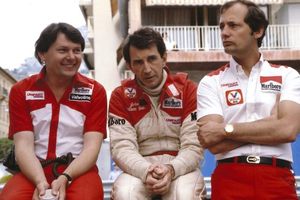 John with Ron Dennis &John Watson at the Monaco GP 1981
