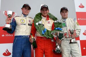 James with Nick Tandy and Jay Bridger at Silverstone, July 2007