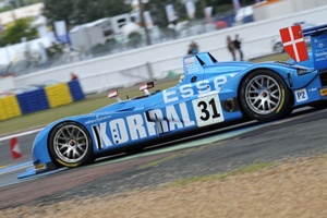 John driving the Essex Porsche RS Spyder at Le Mans, June 2008