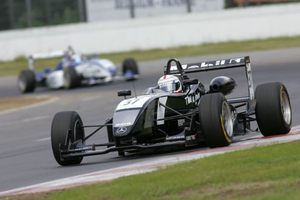 Jonathan in the Raikkonen Robertson Racing Dallara Mercedes at Zolder, Belgium in the 2007 Zandvoort Masters of F3.