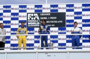 Mark's 3rd place at the 1993 German Grand Prix