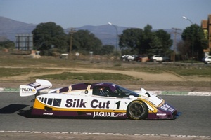 Martin at Jarama, Spain in 1988 in the World Sportcar Championship Jaguar