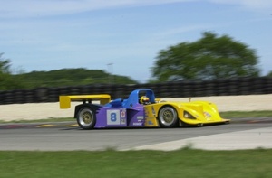 Mark in the Ford Lola B2K10 in July 2000 in the USA