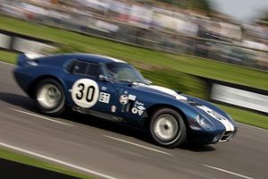 Ray at Goodwood's 2006 RAC TT Celebration Race with Shelby Cobra Daytona Coupe