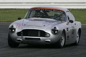 Tim driving the the Heritage Grand Touring Challenge at Silverstone in 2007