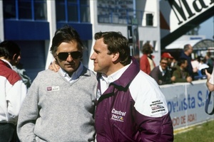 Tony with Tom Walkinshaw in March 1988